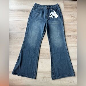 COMMENSE High Rise Wide Leg Jeans — Medium — NWT